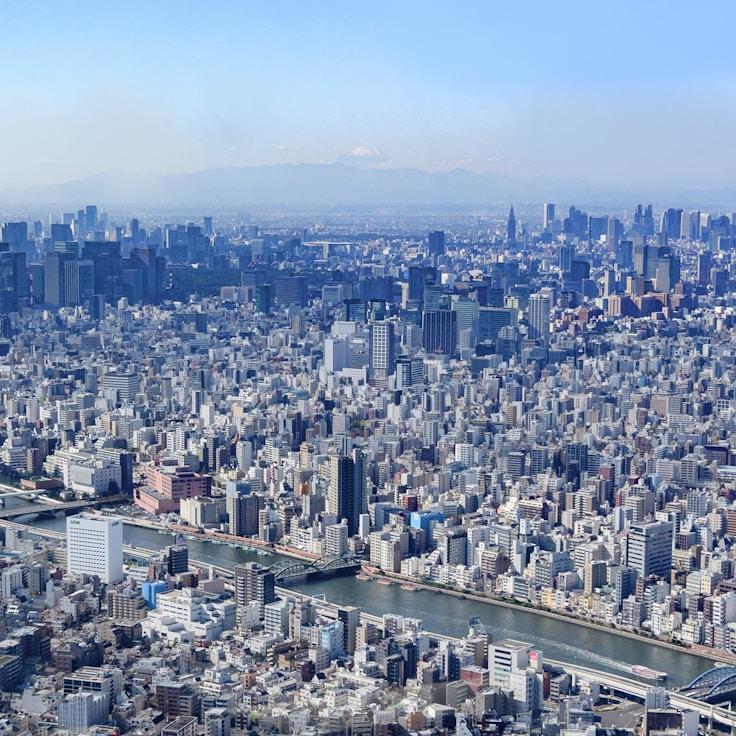 Families relaxing in a mall food court area
